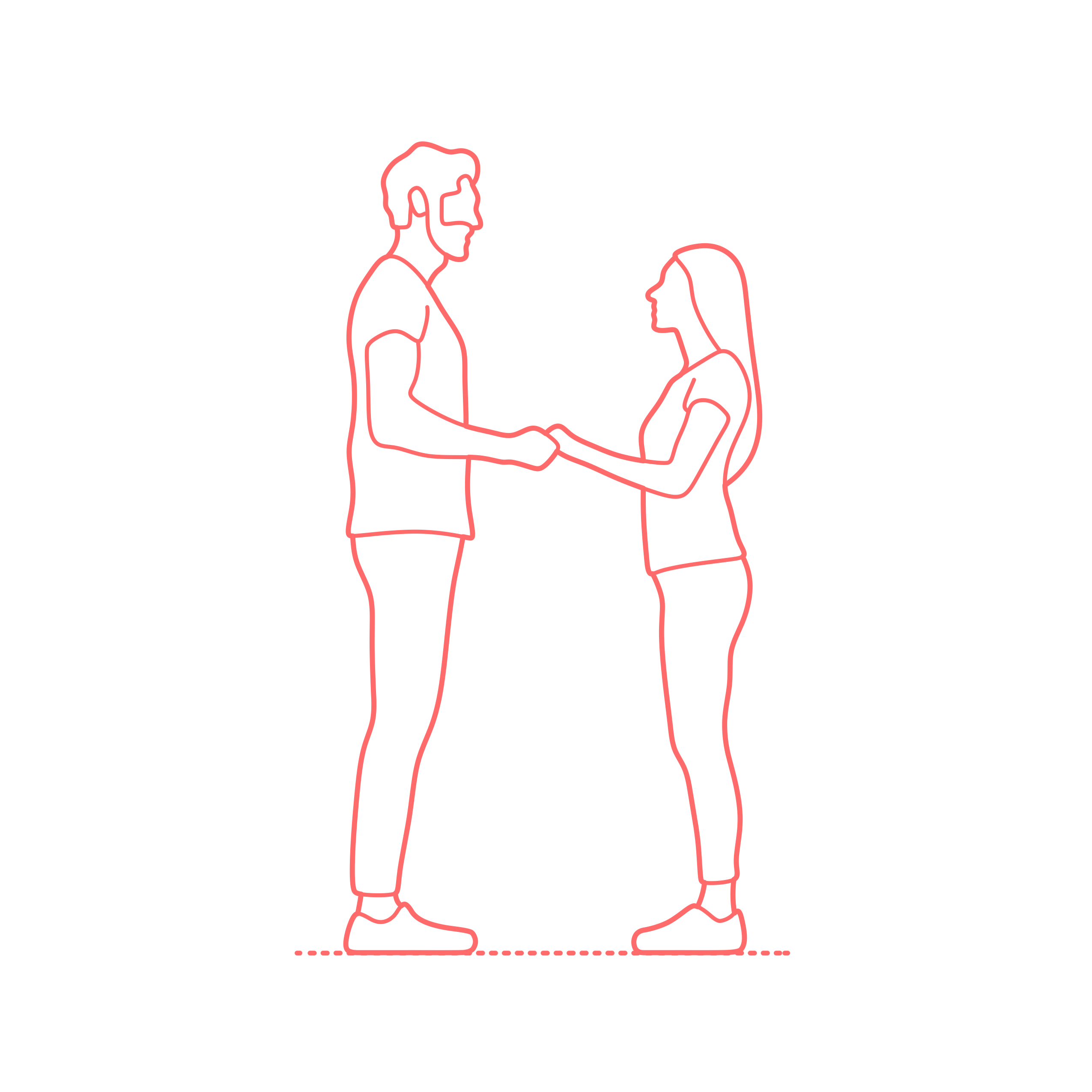 Humans Poses Holding Hands Young Adults Men Women Side Vinyl Svg File Free Vectors